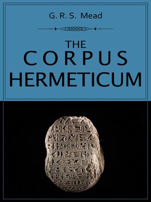 cover image of The Corpus Hermeticum